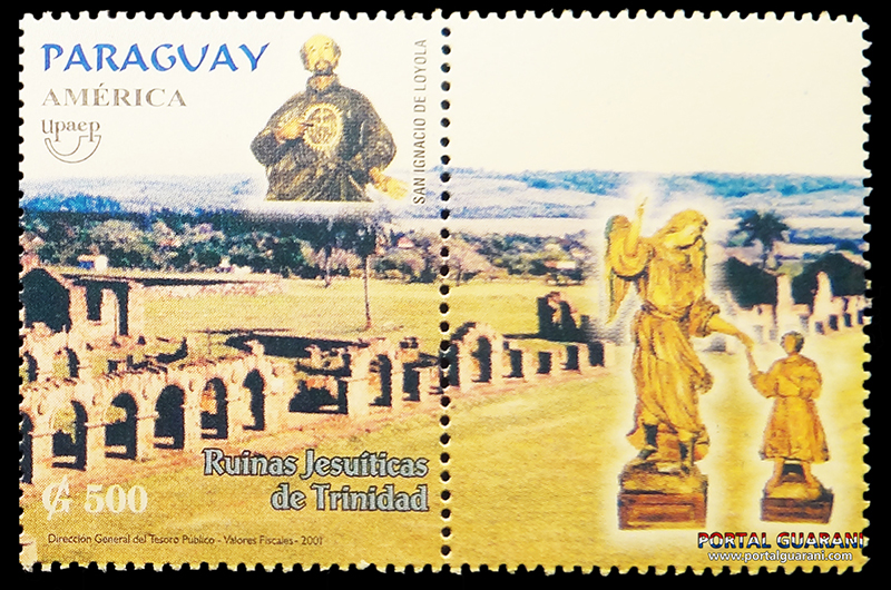 AMÉRICA UPAEP 2001 - RUINAS JESUÍTICAS DE TRINIDAD (AÑO 2001 - SERIE 8)